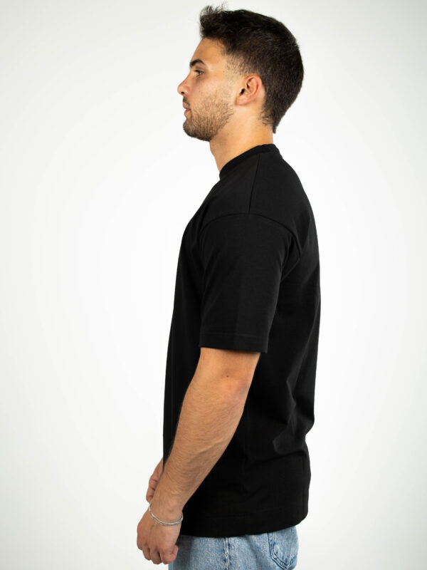 Black Oversized Cotton T-Shirts - Image 2