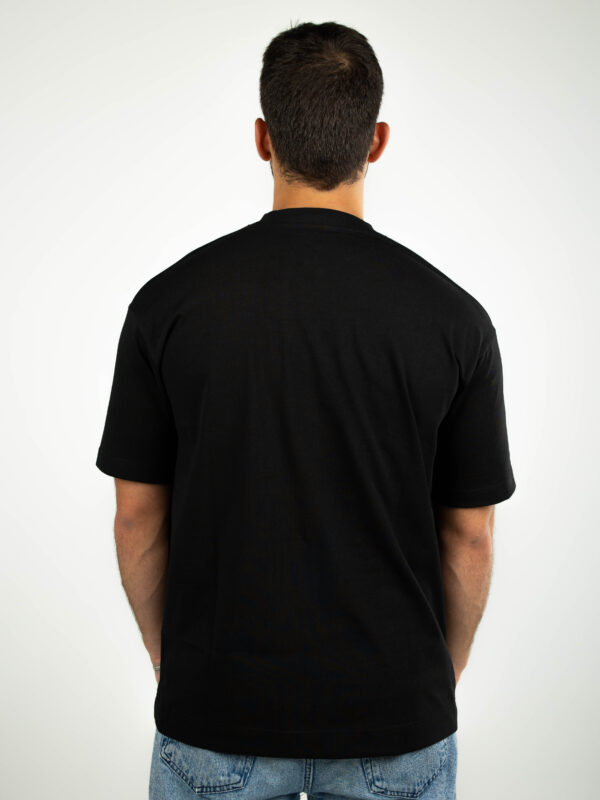 Black Oversized Cotton T-Shirts - Image 3