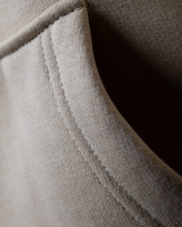 Beige OVER-SIZED HOODIE - Image 5